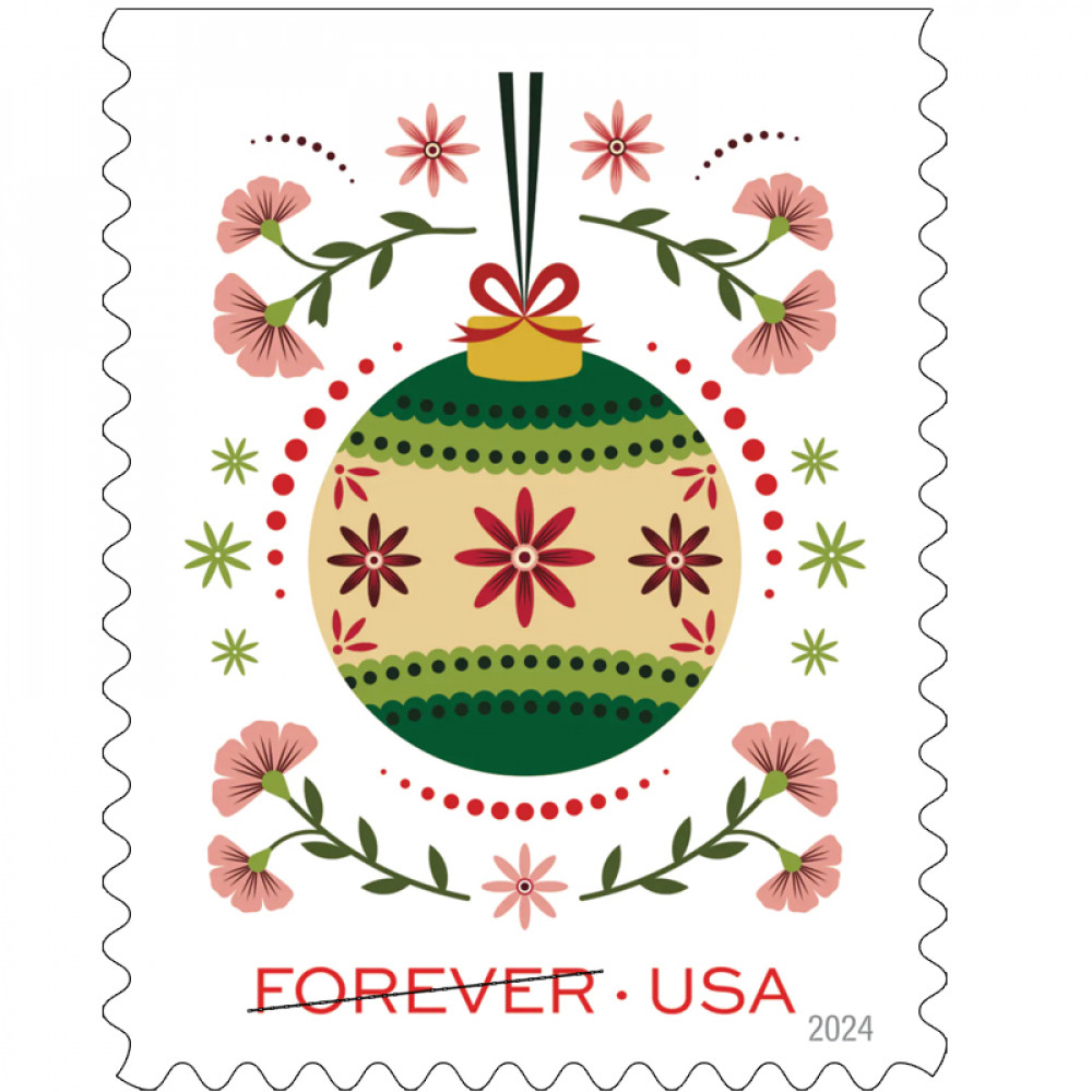 2024 Holiday Joy Forever Stamps, Book of 20|Multiple Stamp Designs